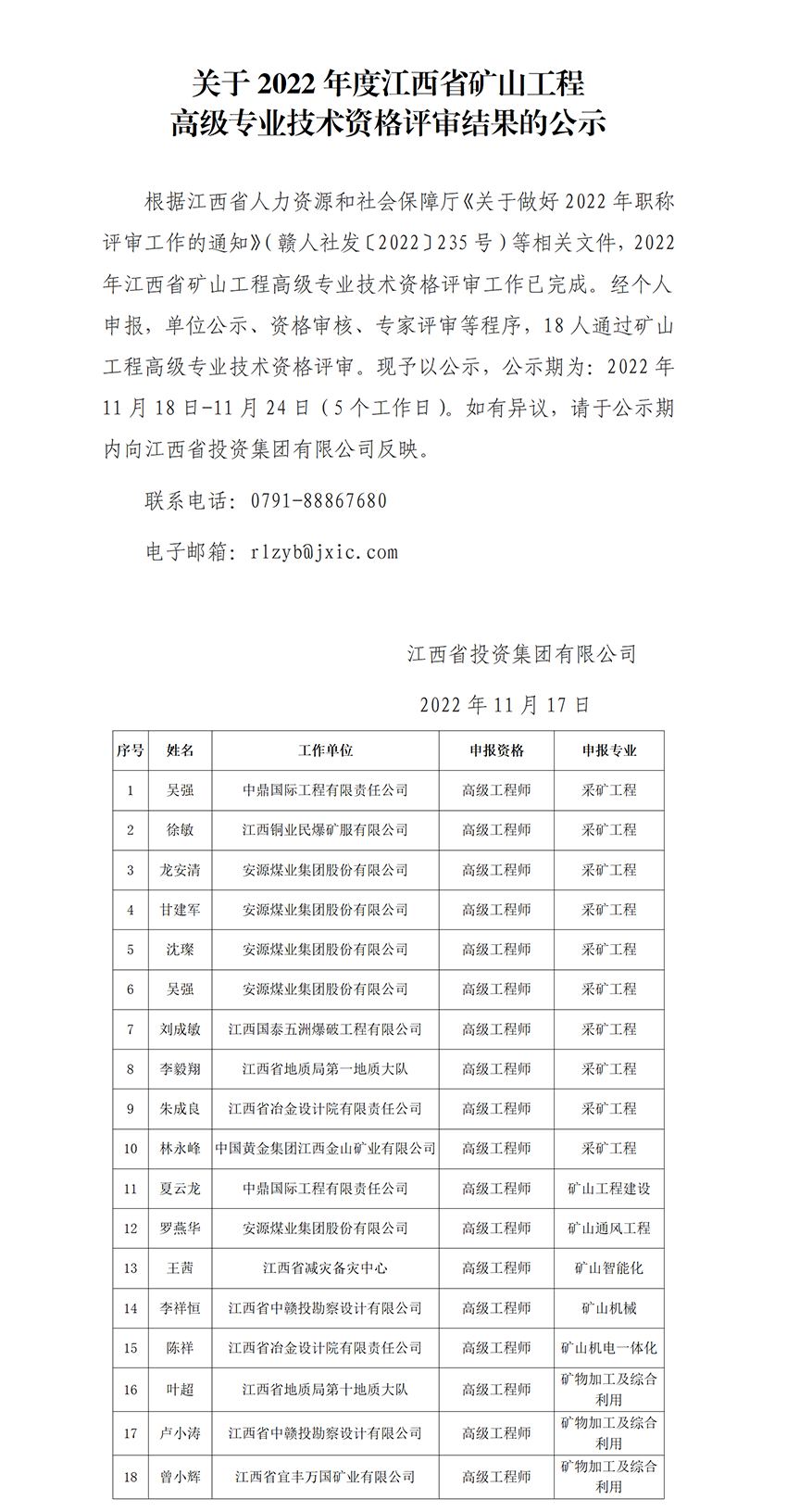 2022年江西省礦山工程中高級專(zhuān)業(yè)技術(shù)資格評審通過(guò)人員公示_01.png